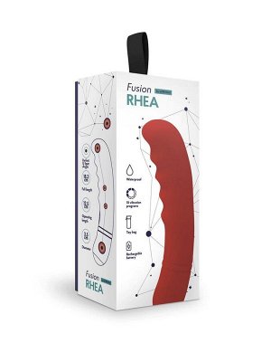 G вибратор Rhea FUSION, цвет алый, Ø 3,5 см, L 18 см