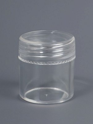 Органайзер для хранения мелочей, 30 баночек, d=2.6x2.8 см, 16.5x13.5x3.5 см, прозрачный