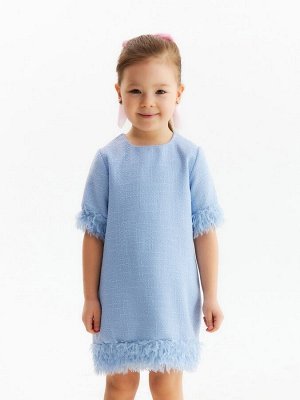 Платье для девочки MINAKU: PartyDress, голубое.