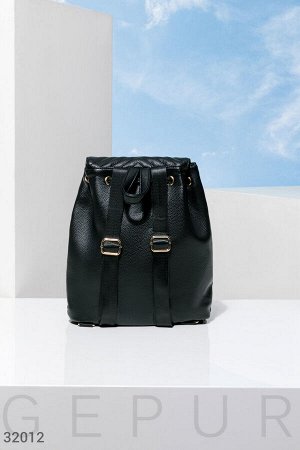 Gepur Минималистичный черный рюкзак