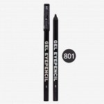PARISA Карандаш для глаз GEL EYEPENCIL №801 черный