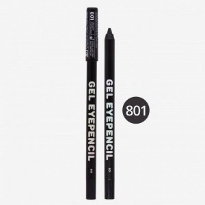 PARISA Карандаш для глаз GEL EYEPENCIL №801 черный