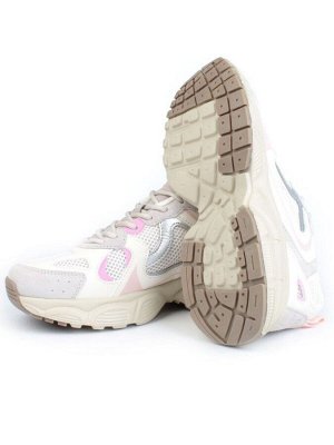 05-P256-3 BEIGE/PINK Кроссовки женские (искусственные материалы, сетка)