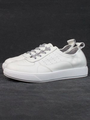 05-DJ23-1 WHITE Кроссовки женские (натуральная кожа)