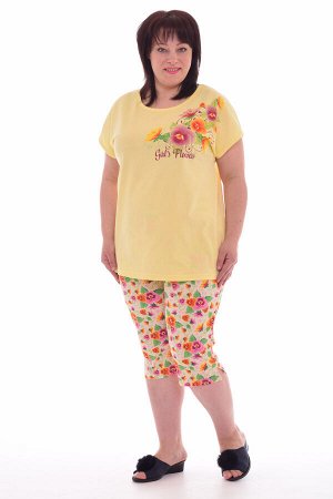 Пижама женская 1-131б (жёлтый)