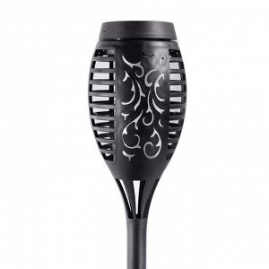 Фонарь садовый Uniel, Small Torch-1 USL-S-184/PM495, на солнечной батарее, грунтовый, пластик, 7.5х49.5 см