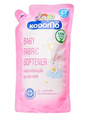 LION "Кодомо" Кондиционер для белья  550/600мл для детских вещей (0+) /мяг.уп. /12шт/ Таиланд