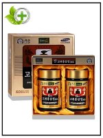 Женьшень Красный корейский шестилетней выдержки Korean Red Ginseng Extract Gold 6 Years Saponin, Коробка 2 баночки х 240гр.