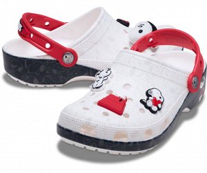 Сrocs Classic Clog – Peanuts -  классические сабо с принтом Снупи