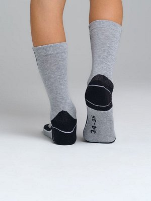 Термоноски линейки Cotton для мальчика черный,серый