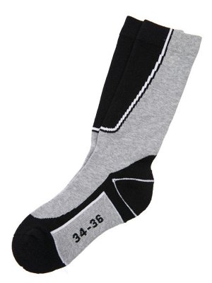 Термоноски линейки Cotton для мальчика черный,серый