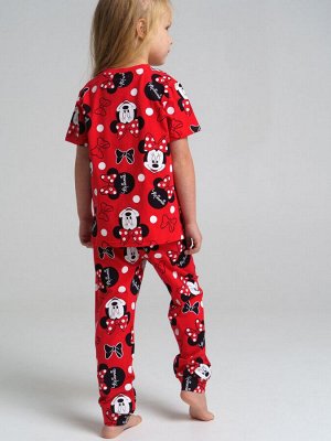 Пижама family look детская красный