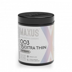 Презервативы MAXUS 003 №15 с железным кейсом, экстремально тонкие X-Edition, №15