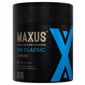 Презервативы MAXUS Classic с железным кейсом, классические X-Edition, №100