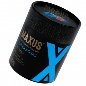 Презервативы MAXUS Classic с железным кейсом, классические X-Edition, №100