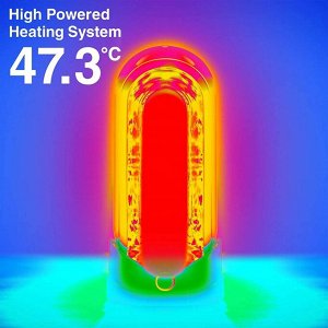 Мастурбатор с подогревом Tenga Flip Zero Red Warmer красный 18 см