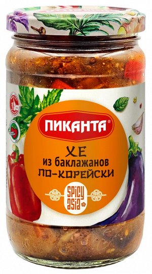 Хе из баклажанов по-корейски Пиканта 360г /6