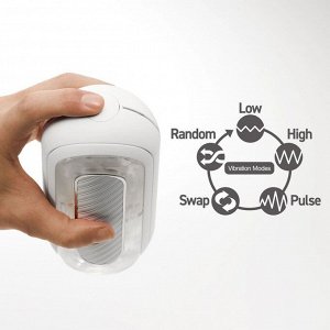 Мастурбатор Tenga Flip Zero Gravity с вибрацией, белый