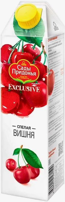 Сады Придонья EXCLUSIVE 0.97л нектар вишневый осв. /6