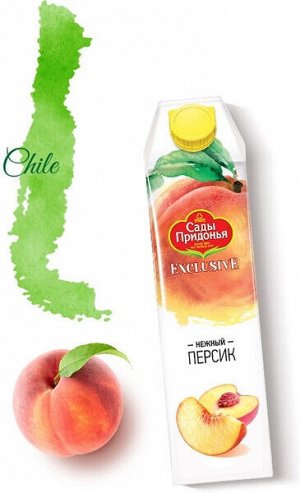 Сады Придонья EXCLUSIVE 0.97л нектар персиковый с мяк. /6
