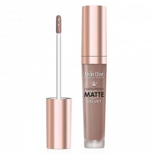 ALVIN D'OR LG-16M Жидкая губная матовая помада Matte Velvet 7 гр (тон 08)
