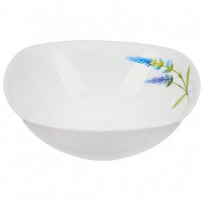 Салатник стеклокерамика, квадратный, 14х5 см, 0.4 л, Манифик, Daniks, FFW-65/ 220302