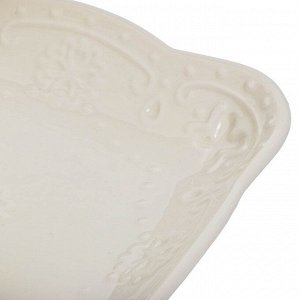 Ваза для фруктов, 2 яруса, керамика, 20х25 см, Y4-6551, белая