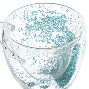 Кружка стекло, 250 мл, двойные стенки, Y6-10116