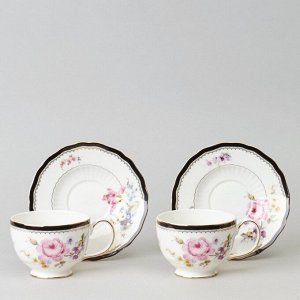 Набор чайный фарфор, 12 предметов, на 6 персон, 260 мл, Lefard, Nostalgie, 590-663, подарочная упаковка