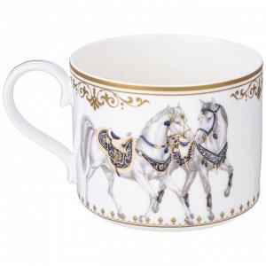 Чайный сервиз фарфор, 14 предметов, на 6 персон, 300 мл, Lefard, Horse Club, 590-579, подарочная упаковка