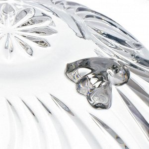 Ваза для фруктов, стекло, 9.5х22.5 см, Графит, Y6-6486
