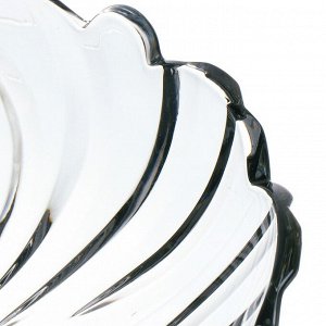 Ваза для фруктов, стекло, 9.5х22.5 см, Графит, Y6-6486