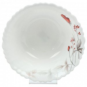 Салатник стеклокерамика, круглый, 18х6.5 см, 0.8 л, Вероника, Daniks, LHW70/220303