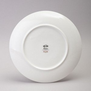 Тарелка обеденная, фарфор, 25.5 см, круглая, Irises, Lefard, 425-138