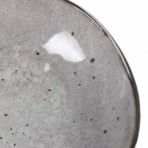 Тарелка суповая, керамика, 20 см, круглая, Stone Dark, Domenik, TDP576/DMD043