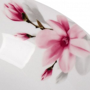 Тарелка суповая, керамика, 20 см, круглая, Нежность, Daniks, 19-220
