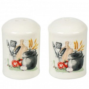Набор для специй доломит, 2 шт, 5.6х5.6х8 см, Daniks, Comely, 0