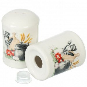 Набор для специй доломит, 2 шт, 5.6х5.6х8 см, Daniks, Comely, 0