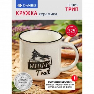 Кружка керамика, 325 мл, Трип, Daniks, BR1673-1, в ассортименте