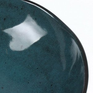 Тарелка суповая, керамика, 22 см, круглая, Stone Turquoise, Domenik, TDP572/DMD053