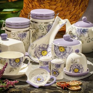 Набор для специй доломит, 8 см, 2 шт, 5.6х5.6х8 см, Daniks, Флорина