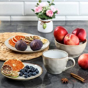 Тарелка десертная, керамика, 18 см, круглая, Идель, Daniks, ST2251