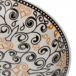 Тарелка десертная, керамика, 18 см, круглая, Стамбул, Y6-6019