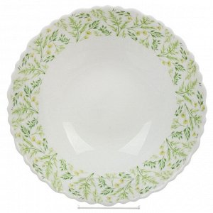 Тарелка суповая, стеклокерамика, 19 см, круглая, Утро, OLHDW-75/2139