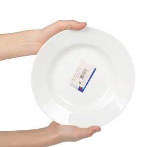 Тарелка суповая, стеклокерамика, 22 см, круглая, Everyday, Luminarc, G0563/ N5019/N2056