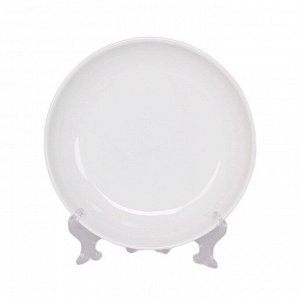 Тарелка суповая, фарфор, 18 см, Киргизия, круглая, Белье Соната, 1059012
