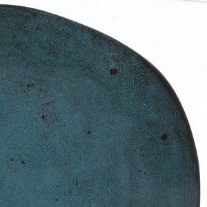 Тарелка десертная, керамика, 20 см, круглая, Stone Turquoise, Domenik, TDP571/DMD052