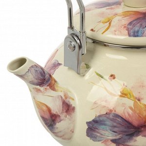 Чайник сталь, эмалированное покрытие, 2.5 л, Daniks, Iris, индукция