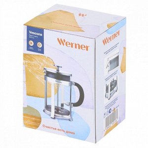 Френч-пресс 0.6 л, нержавеющая сталь, Werner, Vescona, 501031