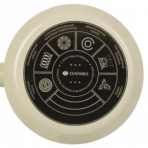 Чайник сталь, эмалированное покрытие, 2.5 л, Daniks, Прованс, индукция